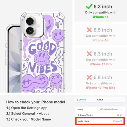 MOSNOVO for iPhone 17 Case | Military Grade 6.6ft Drop Tested | Camera Control - Image 2
