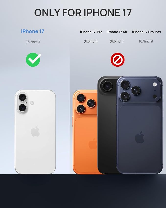 Lanhiem Magnetic for iPhone 17 Case, Built-in Privacy Screen Protector - Image 7