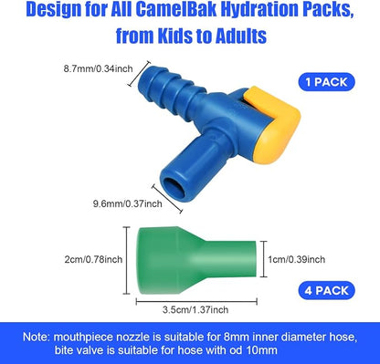 Big Bite Valve Replacement Mouthpiece Water Hydration Bladder Valve 4 Pack - Image 4