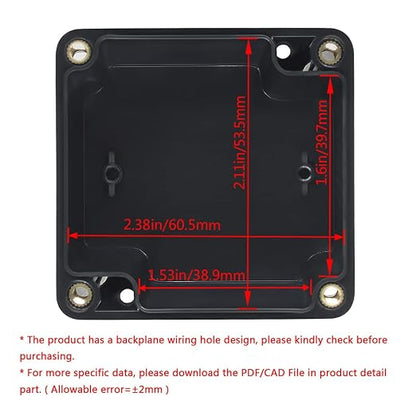 LeMotech Electrical Box ABS Plastic Project Box IP65 Waterproof Junction Box - Image 2