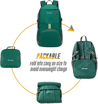 35L Lightweight Packable Backpack Waterproof Durable Hiking Travel Backpack - Image 5
