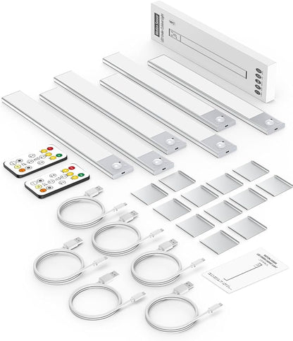 12" Ultra-Thin Under Cabinet Lighting Wireless, Aluminum Alloy Under Counter - Image 8