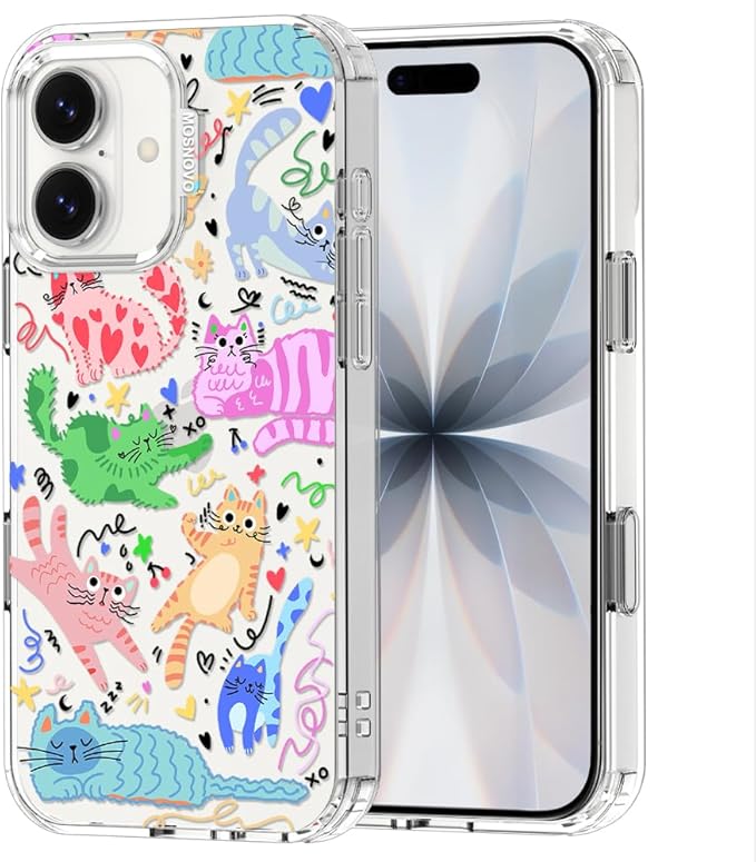 MOSNOVO for iPhone 17 Case, Shockproof Military-Grade Protection 6.6ft Drop by Mosnovo