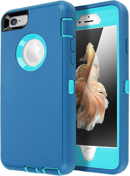 AICase iPhone 6 Case, iPhone 6S Case Built-in Screen Protector Tough 3 in 1 by AICase