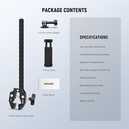 Neewer Action Camera Mount Kit - Image 7