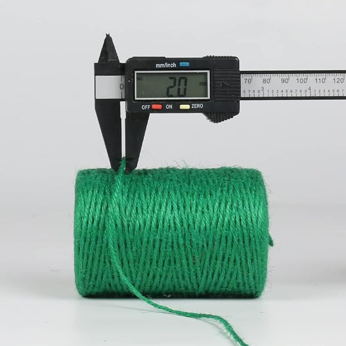 PerkHomy Natural Jute Twine 600 Feet Long Colored Twine Rope - Image 2