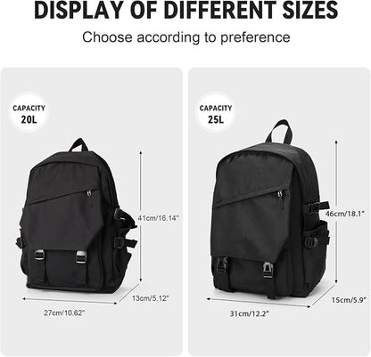 coowoz School Backpack for Men Women College Bookbag Waterproof Lightweight - Image 8