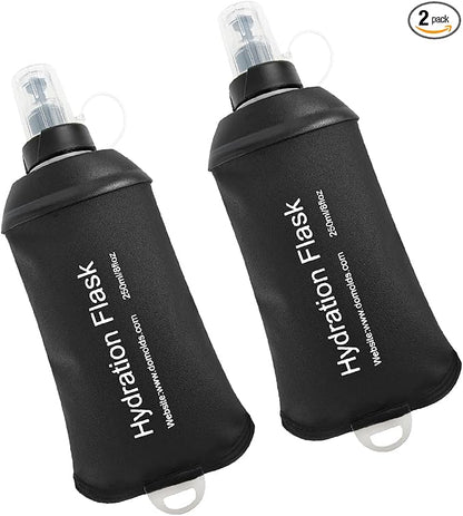 WILDREEDS 250ml Soft Flask, TPU Collapsible Soft Water Bottle by WILDREEDS