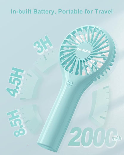 TriPole Mini Handheld Fan Portable Personal Fan - Image 4
