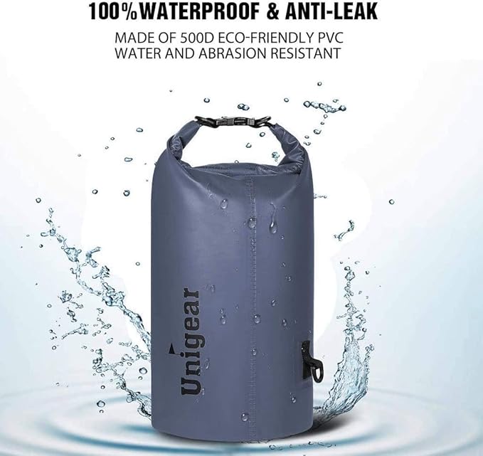 Unigear Dry Bag Waterproof, 2L/5L/10L/20L/30L/40L Floating and Lightweight Bags - Image 2