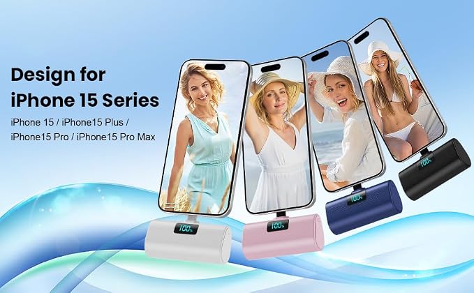 Portable Charger for iPhone 17/16/15 Series, 5200mAh PD USB C Power Bank - Image 9