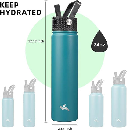 Konokyo Insulated Water Bottle 24oz Stainless Steel Sport Bottles - Image 5