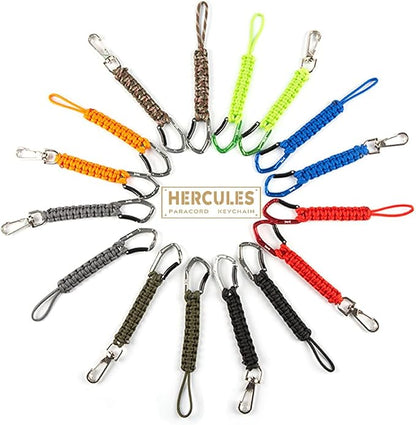 HERCULES Paracord Keychain Set – 2 Pack Lanyard Rope - Image 9