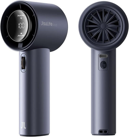 JISULIFE Portable Handheld Fan, Speed Adjustable Turbo Mini and 3600mAh Battery by LivechillStaycool