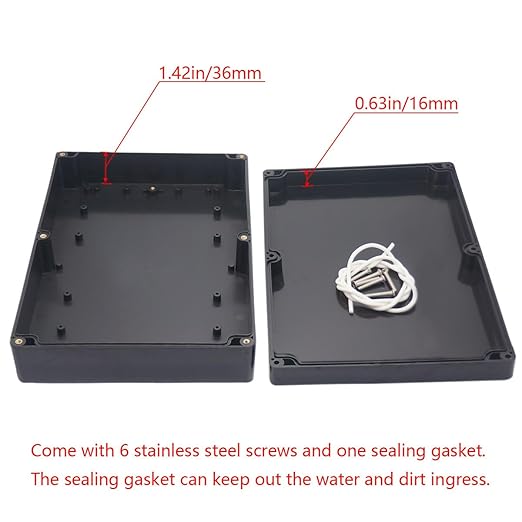 Junction Box IP65 Waterproof ABS Plastic Electrical Project Case Power Junction - Image 4