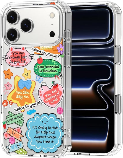 MOSNOVO for iPhone 17 Pro Max Case, Shockproof Military-Grade Protection 6.6ft by Mosnovo