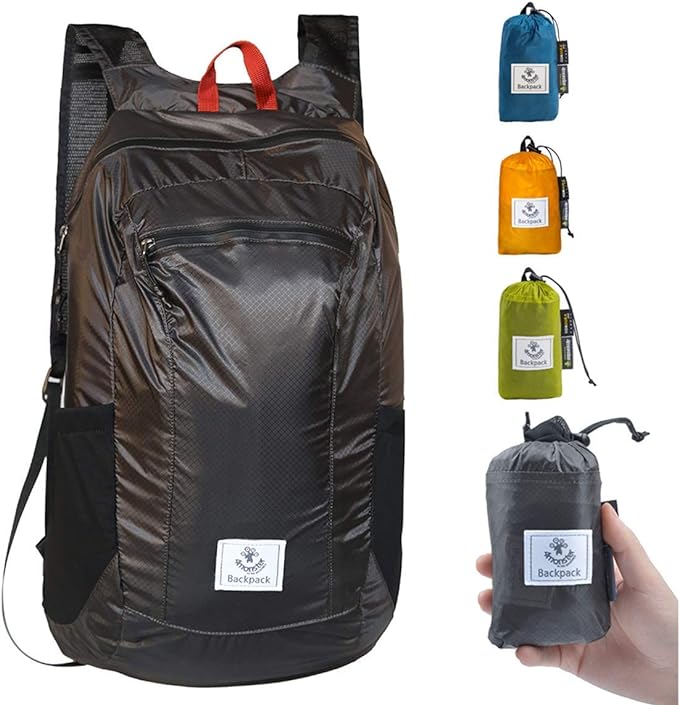 4Monster Hiking Daypack, Water Resistant Lightweight Packable Backpack by 4Monster