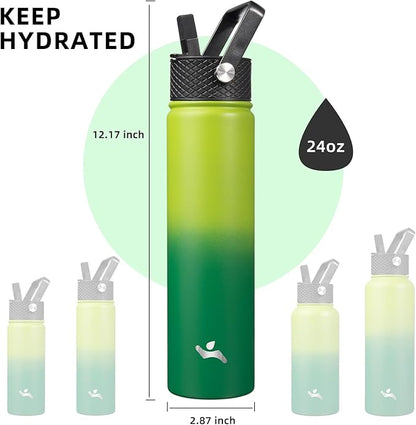 Konokyo Insulated Water Bottle 24oz Stainless Steel Sport Bottles - Image 5