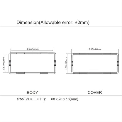 LeMotech 5Pcs ABS Plastic Electrical Project Case Power Junction Box, Project - Image 7