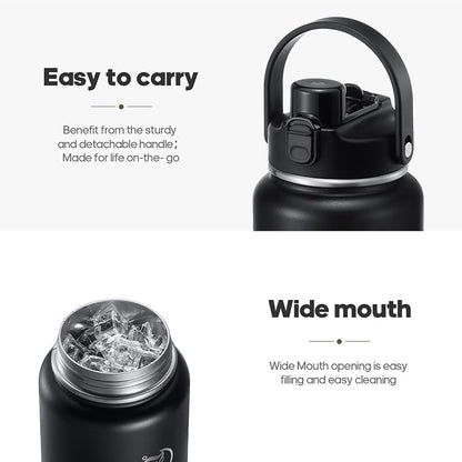 64oz Half Gallon Insulated Water Bottle - Image 6