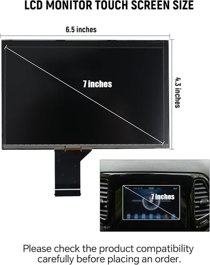 7" Uconnect Screen Replacement LCD Display Digitizer - Image 7
