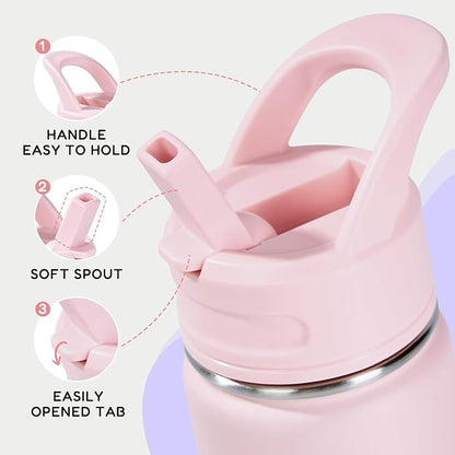 12oz Kids Water Bottle for School, Toddler Water Bottles - Image 4