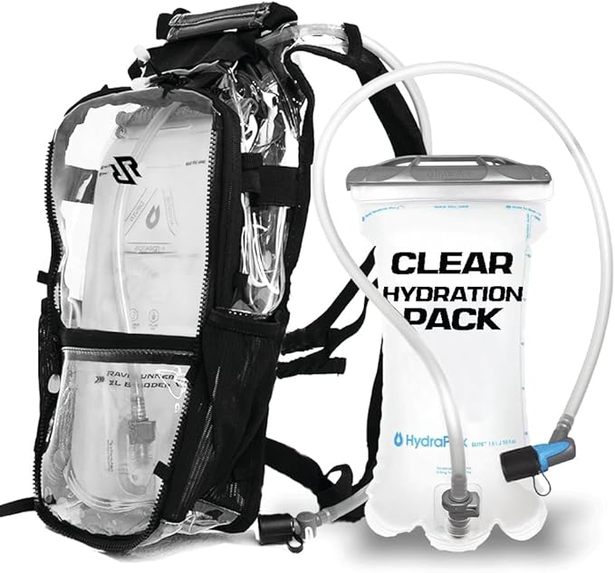 RAVERUNNER® Anti-Theft Hydration Backpack | Festival Approved Rave Backpack by RAVERUNNER