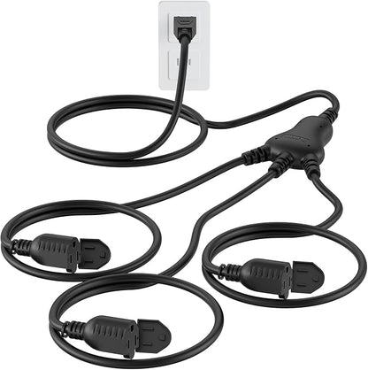 PLUGTUL 12FT Outdoor Extension Cord by PLUGTUL