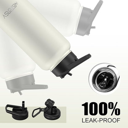 32oz Insulated Water Bottle, BPA Free&Leak Proof, Stainless Steel Water Flask - Image 5