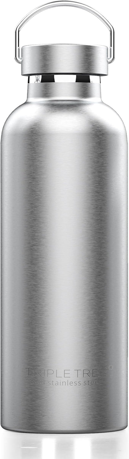 Triple Tree 26OZ Vacuum Insulated Stainless Steel Water Bottle, Double Wall by TRIPLETREE