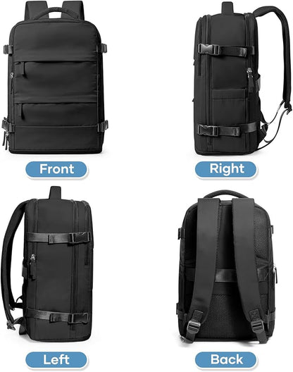 coowoz Large Travel Backpack For Women Men, Carry On Backpack Flight Approved - Image 9