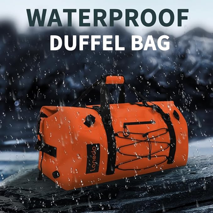 80L Dry Bag Large Waterproof Bag Roll-Top Heavy Duty Fishing Duffel Bag - Image 3
