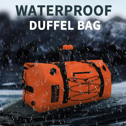 80L Dry Bag Large Waterproof Bag Roll-Top Heavy Duty Fishing Duffel Bag - Image 3