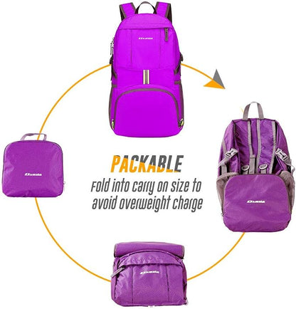 35L Lightweight Packable Backpack Waterproof Durable Hiking Travel Backpack - Image 5