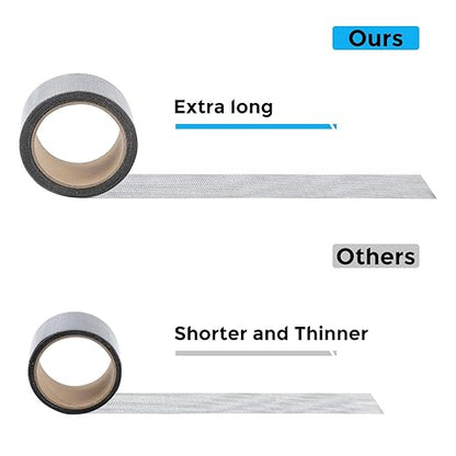 Secopad Grey Window Screen Repair Tape, 4IN X 25FT Screen Repair Kit - Image 7