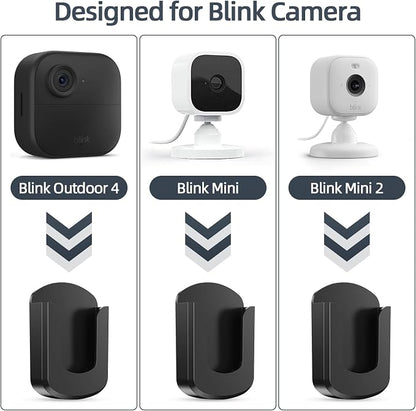 5 Pack Blink Camera No Drill Wall Mount Bracket, Adhesive Mount - Image 2