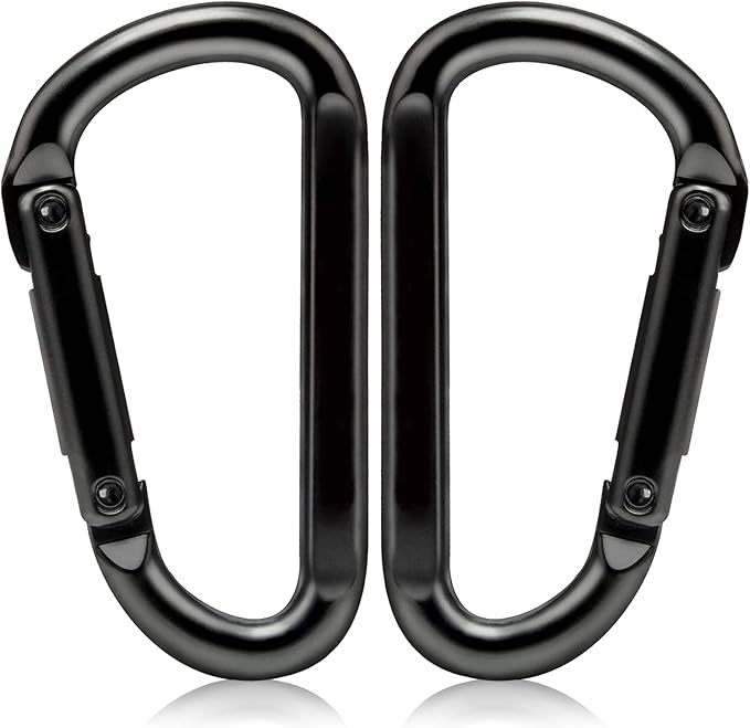 EZYA Heavy Duty Carabiner Clips, 860lbs by EZYA