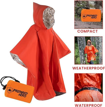 Hero Prepared Survival Tool Poncho - Image 3