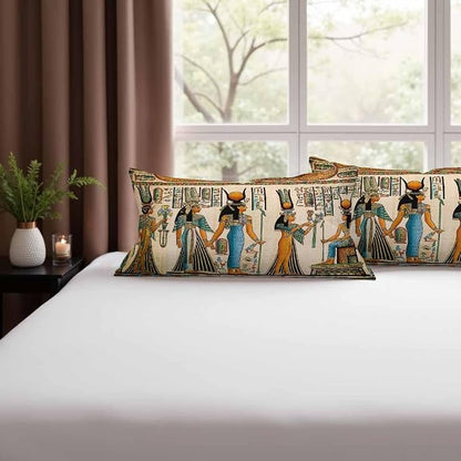 Old Egyptian Empire Couch Pillow Covers 12 X 20 0 Set of 2 Pillowcases - Image 9