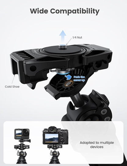 Lamicall Tripod for Camera - 3 in 1 Flexible Tripod for iPhone - iPhone Stand - Image 2