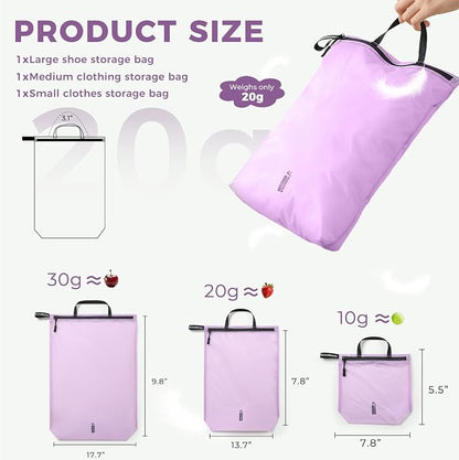 Travel Laundry Bag Ultralight Waterproof Washable Wet Dry Bag - Image 2