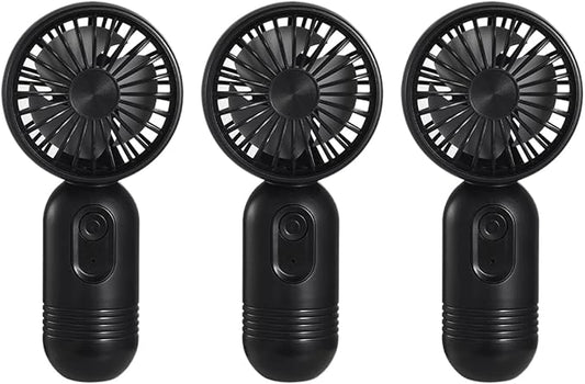 Mini Portable Fan 3 Pack, Cute Handheld Battery Operated Lightweight Small by JODNO