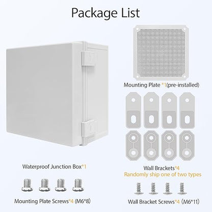 Junction Box IP65 Waterproof Dustproof ABS Plastic Enclosure, Outdoor and - Image 7