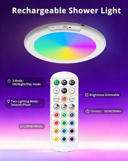 wowatt Rechargeable Shower Light - Image 9