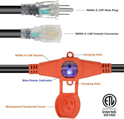 30 FT Outdoor Extension Cord - Image 2