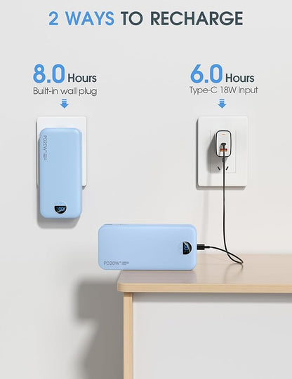 citicr Portable Charger Power Bank, 20000mAh PD20W USB C Fast Charging - Image 6