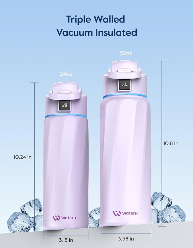 BOOST Smart Water Bottle with Reminder & Tracker, Double Wall Vacuum Insulated - Image 5