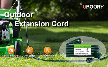 Outdoor Extension Cord Waterproof 100 FT, Flexible 100% Copper 3 Prong - Image 6