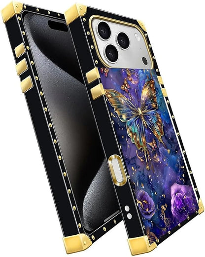 for iPhone 17 Pro Max Case Luxury Golden Decoration - Image 3