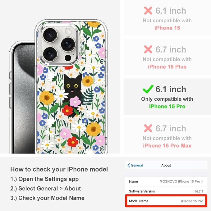 MOSNOVO Case for iPhone 15 Pro - Image 2